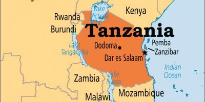 რუკა dar es salaam ტანზანიის