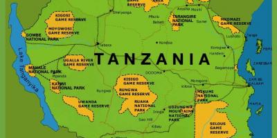 რუკა ტანზანიის